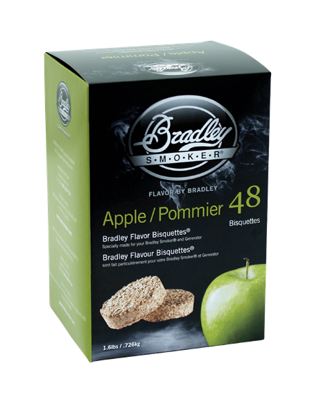 Bradley Briketter Äpple 48-pack