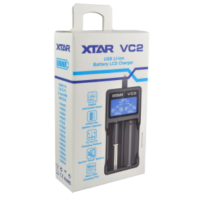 Xtar VC2 Batteriladdare 2x18650